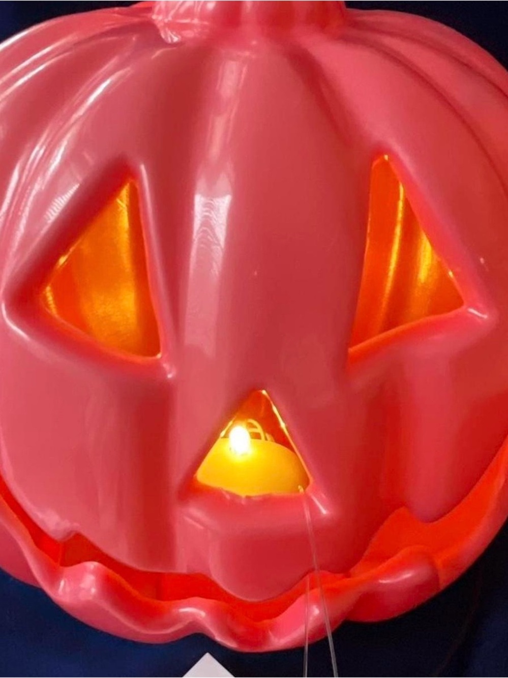 Orange Halloween Jack-O'-Lantern Decorative Light